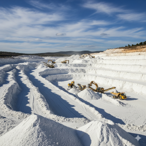 Kaolin white clay